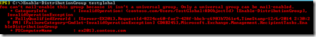 You can´t mail-enable this group because it isn´t a universal group. Only a universal group can be mail-enabled