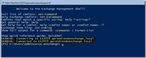 Shell de Exchange 2019 en Windows Server Core | Cómo instalar Exchange 2019