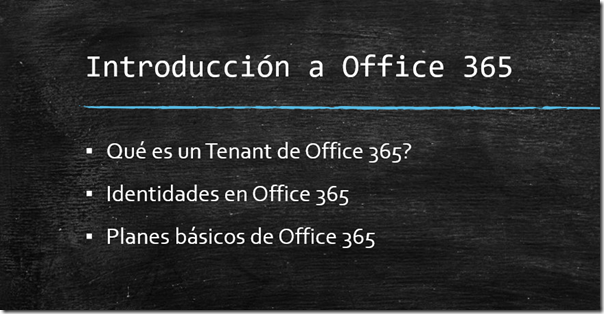 Introducción a Office 365